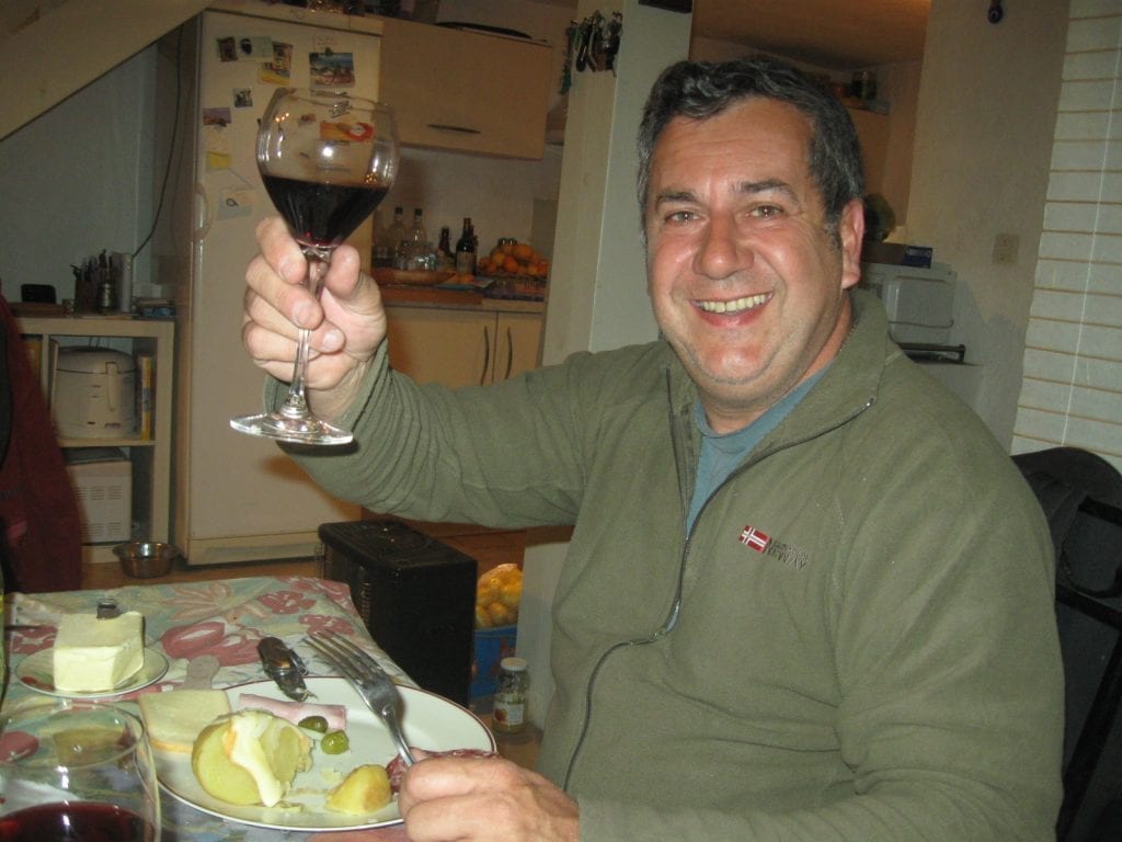 Pascal loves Corsican wine