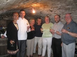 Manoir de Chaix wine cave