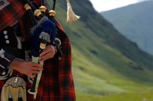 bagpipe in scotland