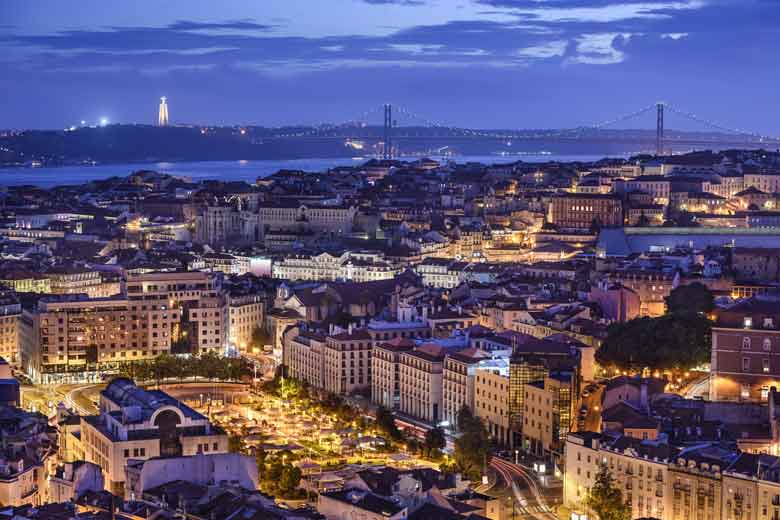 Lisbon at night - Portugal tour