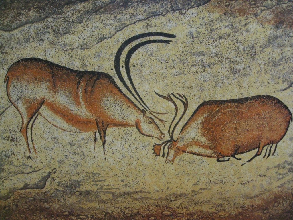 Cave painting in Lascaux. Small group gourmet tours of France.