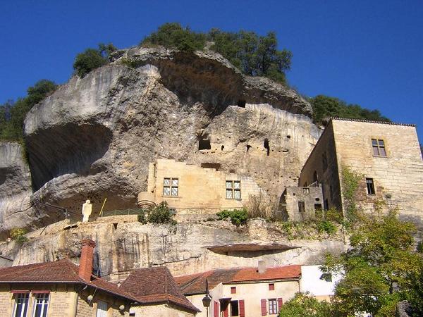 Museum of Prehistory inside a French medieval castle. Small group gourmet tour of France with Olde Ipswich Tours.