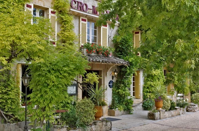 Hotel Cro-Magnon. Village of Les Eyzies. Small group gourmet tours of France.