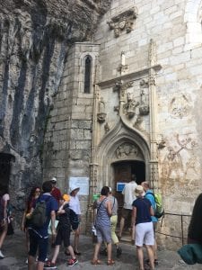 Visiting the ancient chapels of Rocamadour